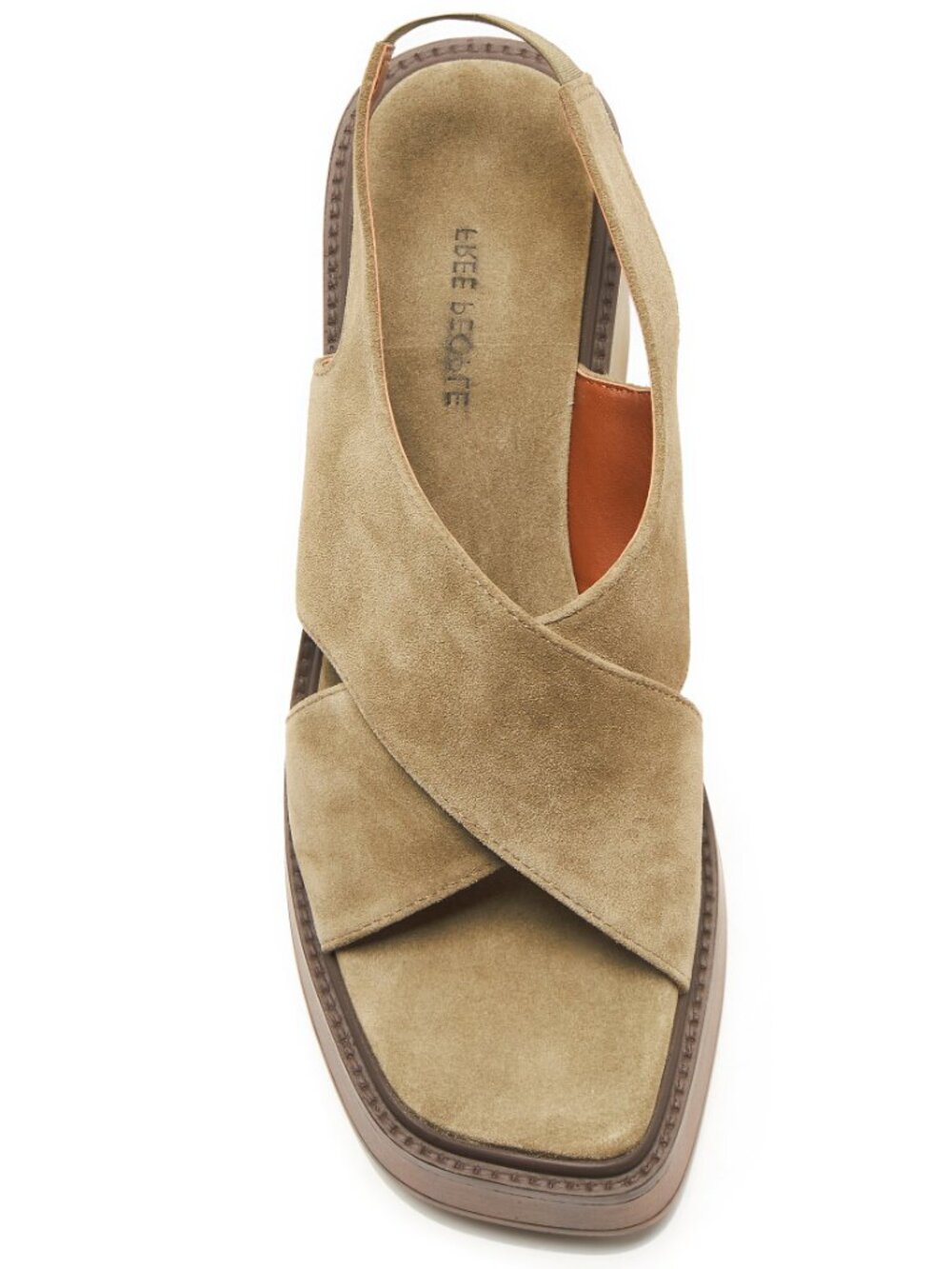 FREE PEOPLE Cora Platform Clogs / Botanical Suede - Picture 7 of 8